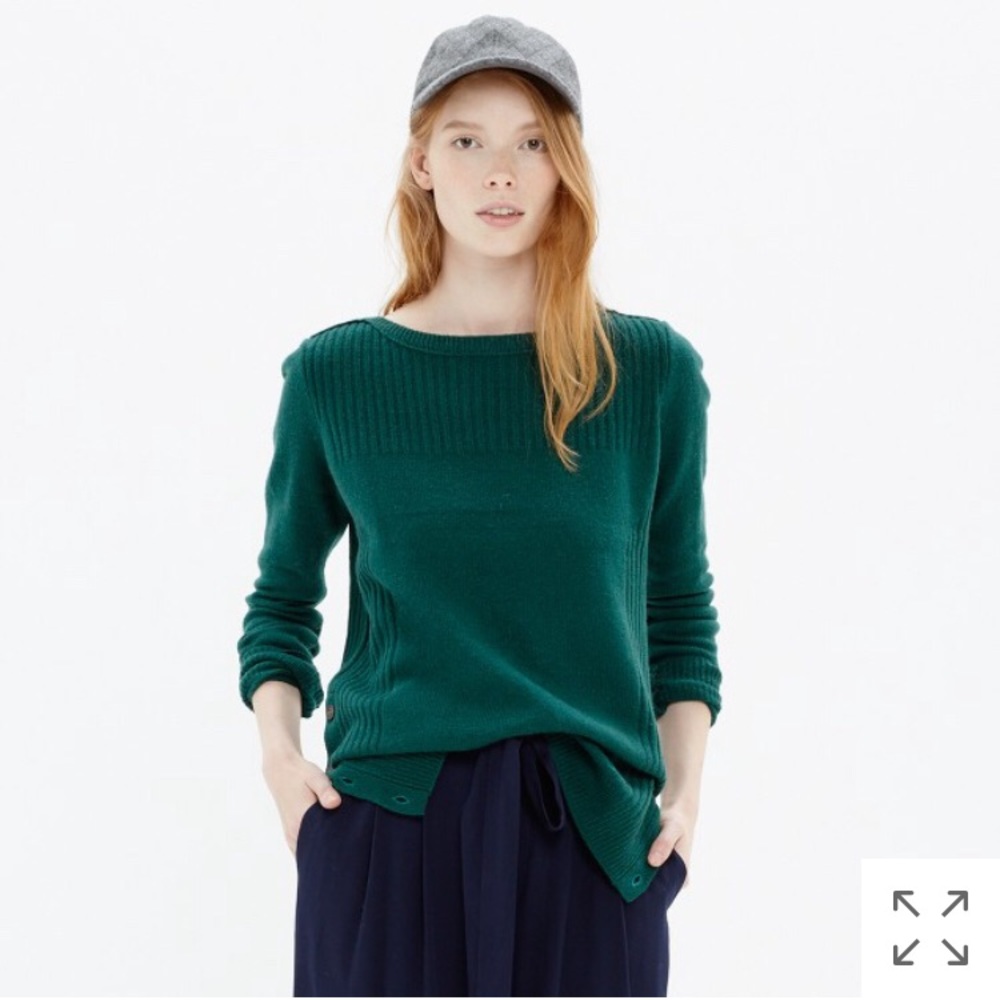 Madewell Pinewood Sweater in Willow Bough XXS